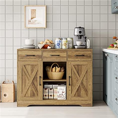 Hostack Modern Farmhouse Buffet Cabinet With India Ubuy