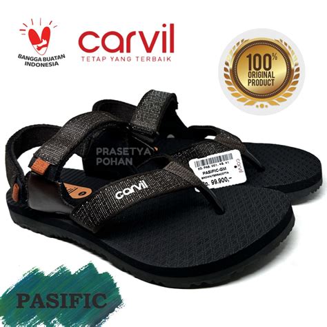 Jual Sandal Gunung Pria Carvil Original Anti Air Sendal Gunung Carvil