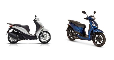 Motorrad Vergleich Piaggio Medley 125 Ie IGET 2020 Vs Peugeot Tweet