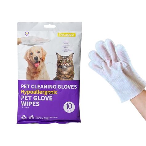 Luvas Para Dar Banho Em Gato - Luvas Descartáveis Para Higienização De Pets Limpeza Banho a Seco Gato ...