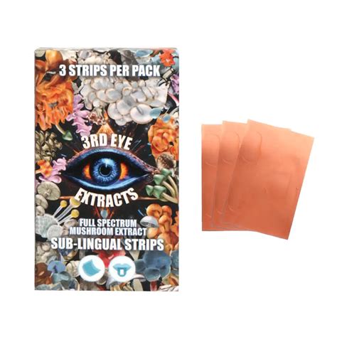 Full Spectrum Mushroom Extract Sub Lingual Strips Delivery