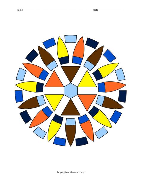 Inverse Trigonometric Ratios Color By Number Funrithmetic