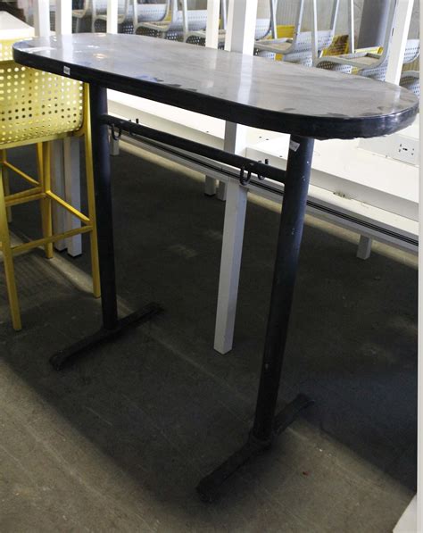 High Dining Table Steel Base With Pcs High Steel Dining Chair Set