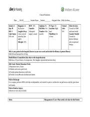 Vsim Clinical Worksheet Edith Jacobson Docx Clinical Worksheet Date