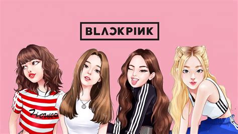 Blackpink anime | Cute laptop wallpaper, Pink wallpaper laptop, Drawing ...