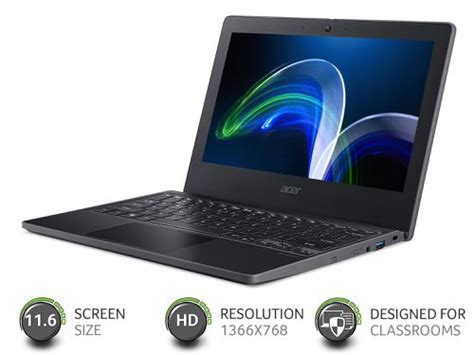 Acer Travelmate B3 Tmb311 31 116 Inch Intel Celeron N4120 4gb Ram 64gb