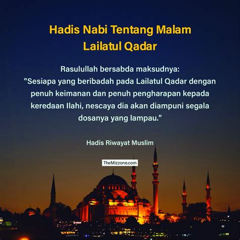 14 Koleksi Ayat Quran Dan Hadis Nabi Tentang Malam Lailatul Qadar