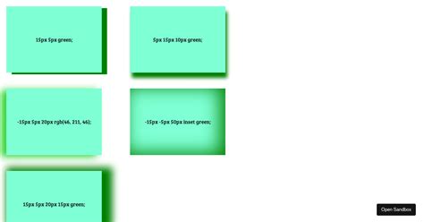 Box Shadow Codesandbox