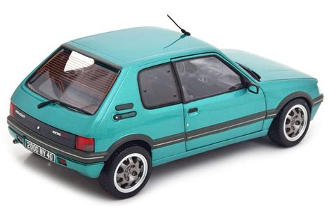 PEUGEOT 205 1 9 GTi Griffe 1990 Green Norev Scale 1 8 184850