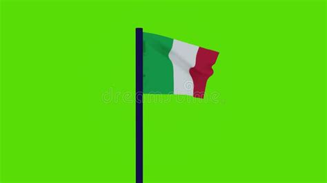 Italy Flag National D Italian Flag Waving Stock Footage Video Of