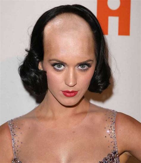 35 Images Of Female Celebrities Depicting If They Were Going Bald - Wow ...