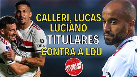 Calleri Lucas E Luciano Titulares Contra A LDU YouTube