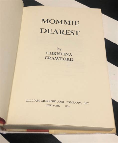 Mommie Dearest by Christina Crawford 1978 Hardcover Book | Etsy