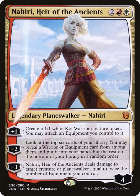 Nahiri Heir Of The Ancients Zendikar Rising Magic The Gathering