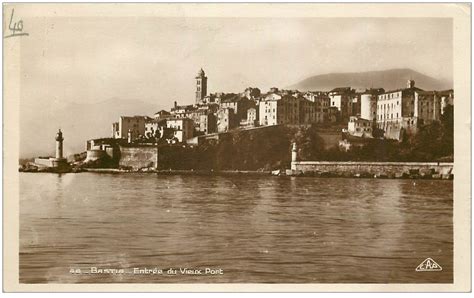 20 BASTIA Entrée Vieux Port et Citadelle 1939