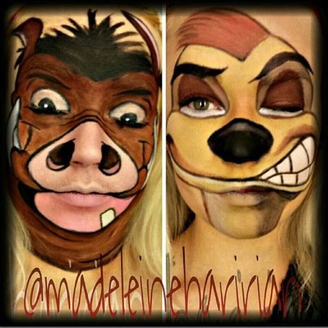 10+ Face Painting Lion King Characters | Face Painting Ideas