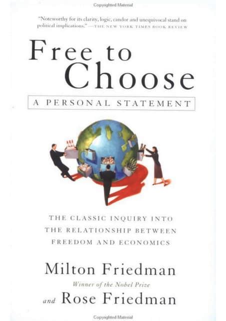 Milton friedman free to choose | PDF