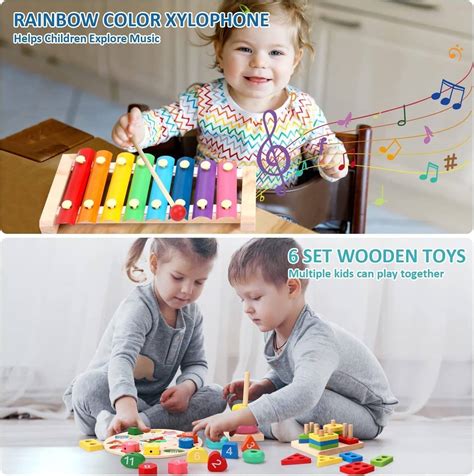 Generic Kids Wooden Toys For Toddlers, Educational Wooden Sorting ...