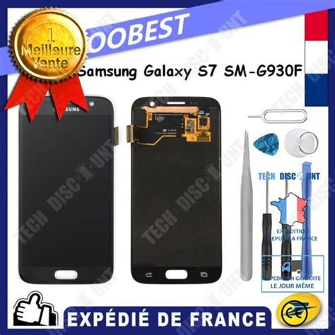 Td Complet Ecran Vitre Tactile Lcd Noir Pour Samsung Galaxy S G