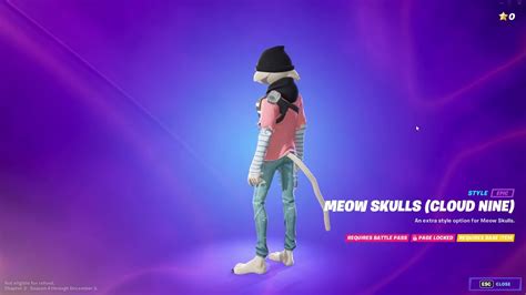 Meow Skulls Girl Fortnite Chapter Season Paradise Event Youtube