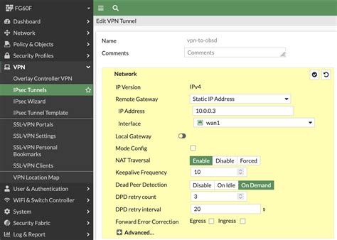 Ikev Ipsec Site To Site Vpn Fortinet Fortigate Openbsd Dominik