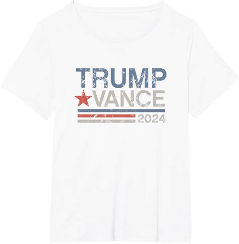 Trump Vance 2024 Retro Stripe Trump Jd Vance T Shirt