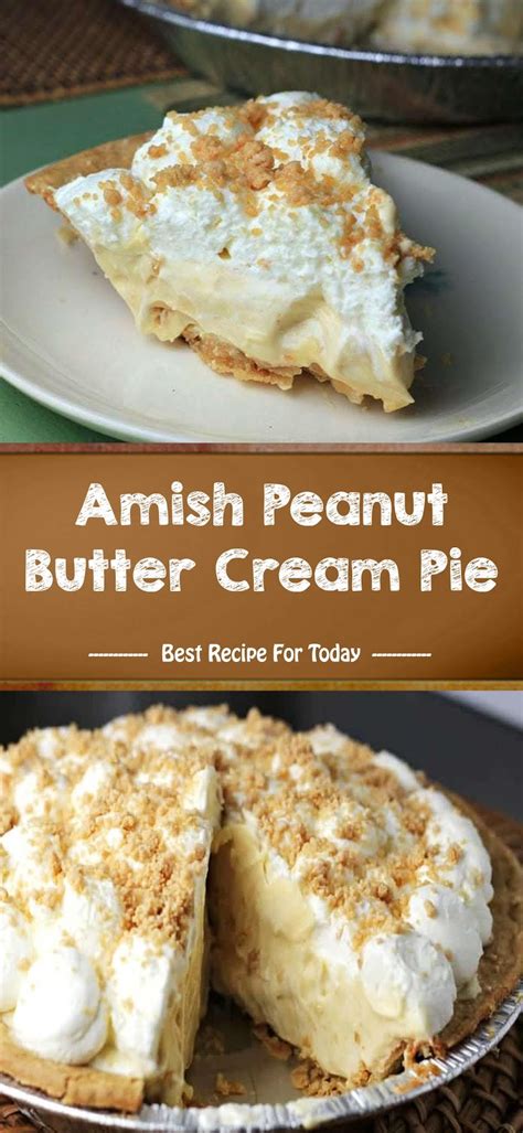 Amish Peanut Butter Cream Pie