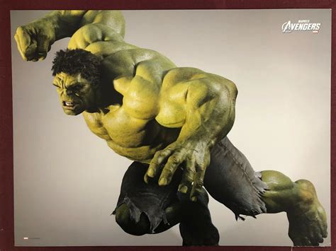 Avengers Hulk Poster X Nm Shipped Flat Mark Ruffalo Ebay