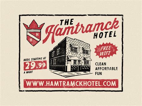 Designs for The Hamtramck Hotel by cmpt_rules on Dribbble