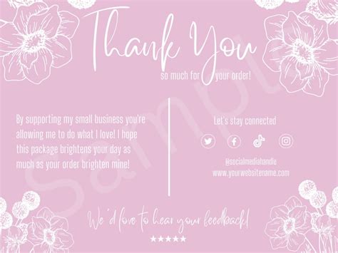 3 Editable Thank You Card Template Designs For Your Small Business Upwork