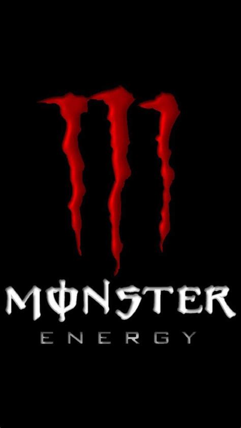 Red Monster Logo Wallpaper