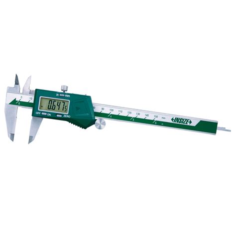 Insize Digital Caliper Thumb Roller Mm Mm