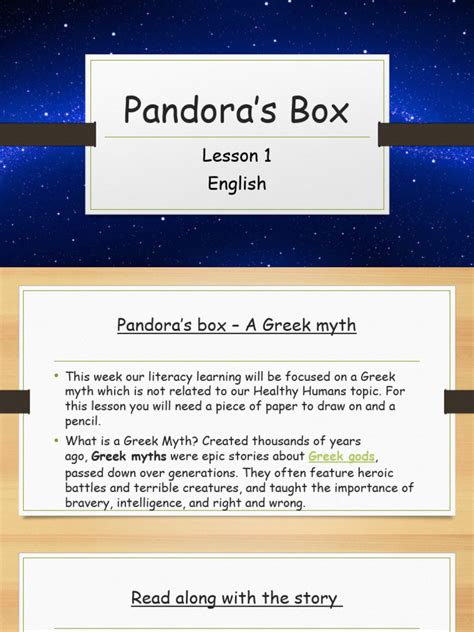 Pandoras Box 1 Pdf Greek Mythology Mythology