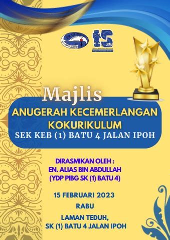 Buku Program Majlis Anugerah Kecemerlangan Kokurikulum G