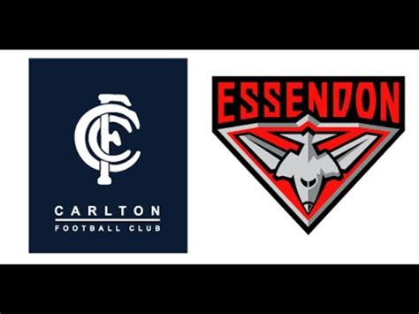 Carlton V Essendon Afl Round Youtube