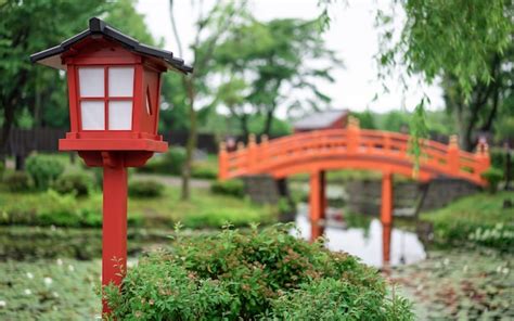 Premium Photo | Japanese garden landscape