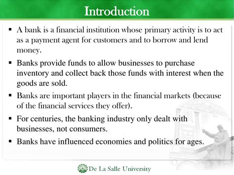 Ppt Introduction To Banking Powerpoint Presentation Free Download