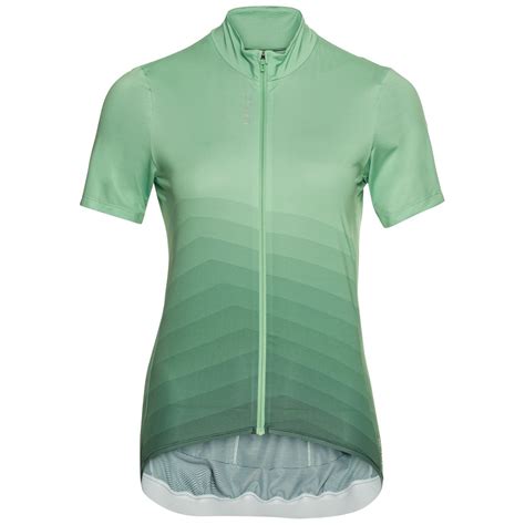 Odlo Zeroweight Chill Tec Aero Print Jersey Women Hemlock Myrtle