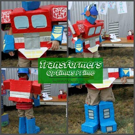 Diy Transformer Costume Template Optimus Prime