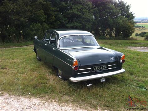 Ford Consul Mk2 Very Rare 375 Model Superb Condition For 1962