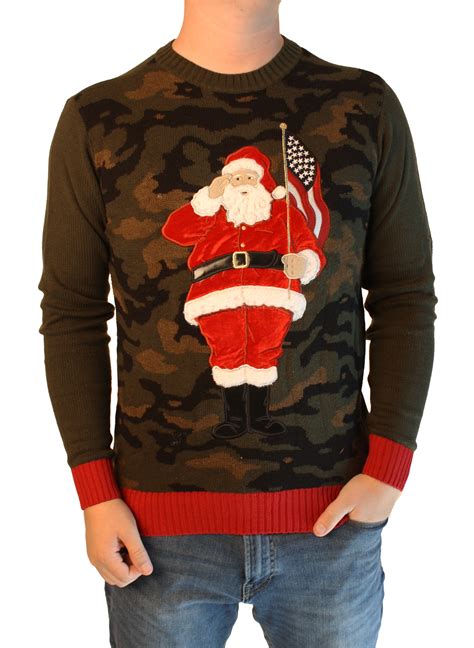 Ugly Christmas Sweater Ugly Christmas Sweater Men S Xmas Patriotic