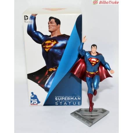 Figura Superman Dc Comics Metalico Bilbotruke Segunda Mano