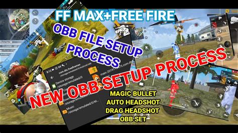 Free Fire Obb File Setup Process Free Fire Max Obb File Apply Process