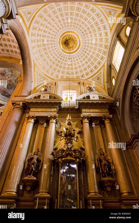 Interior, Catedral, Puebla, Puebla, Mexico Stock Photo - Alamy