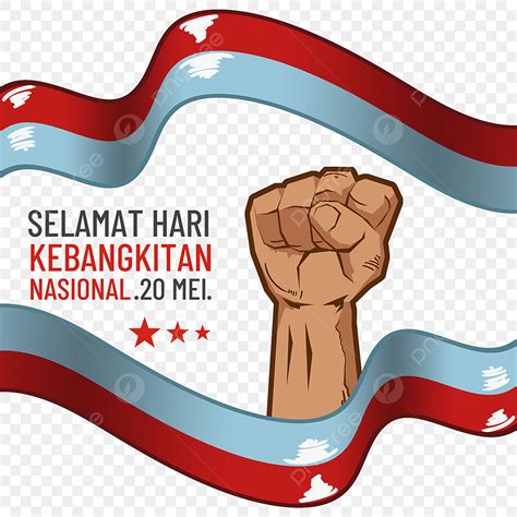 Selamat Hari Kebangkitan Nasional Bandera De Dibujos Animados Frontera