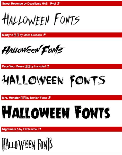 Halloween Fonts Free Halloween Fonts Glendalehalloween