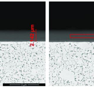 (a) Coating SEM analysis: thickness measurements performed on the ...