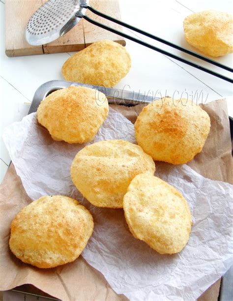 Poori Deep Fried Puffed Bread Ecurry The Recipe Blog