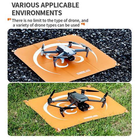 55cm Drone Landing Pad Pu Safety Landing Field Fast Fold For Dji Mini 3pro Air3 Ebay