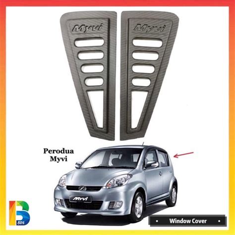 CARBON WINDOW COVER Axia Viva Wira Kancil Bezza Saga Myvi Alza Gen2